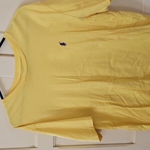 Polo Ralph Lauren Fall Yellow Classic Cotton Jersey Tee T-Shirt Mens Size L
